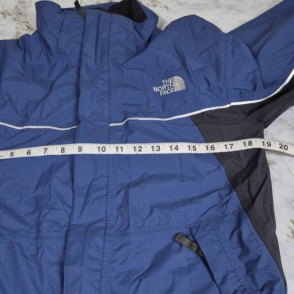 The North Face Boys Jacket Large Blue Hyvent Windbreaker Reflective Waterproof - Picture 4 of 11